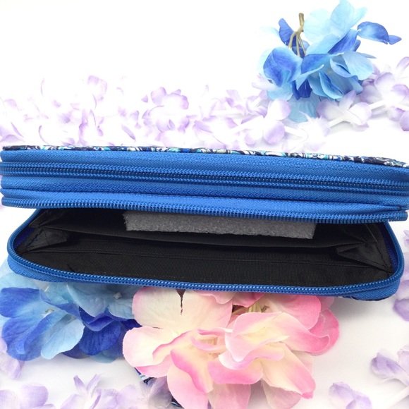 Ladies quilted wallet double zip new - Picture 6 of 9